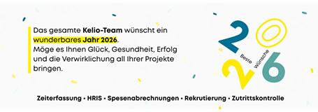 Kelio wünscht Ihnen ein schönes Jahr 2026