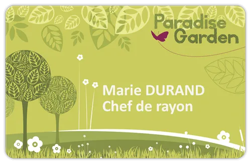 exemple personnalisation de badge