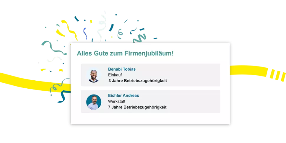 Anzeige von Geburtstagen in der Kelio-Software – für mehr Wertschätzung und Motivation