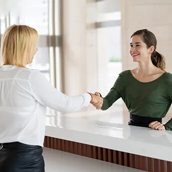 Zugangskontrolle der Besucher