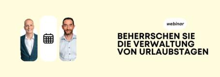 webinar beherrschen verwaltung urlaubstagen